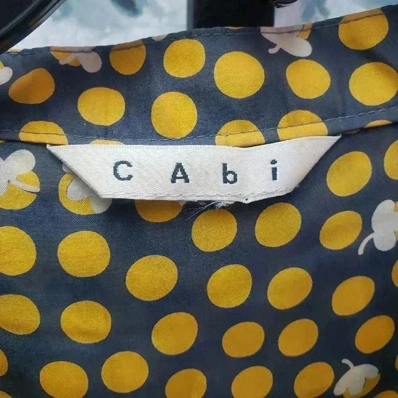 CAbi Style #183 Clover Polka Dot Blouse - Picture 4 of 6